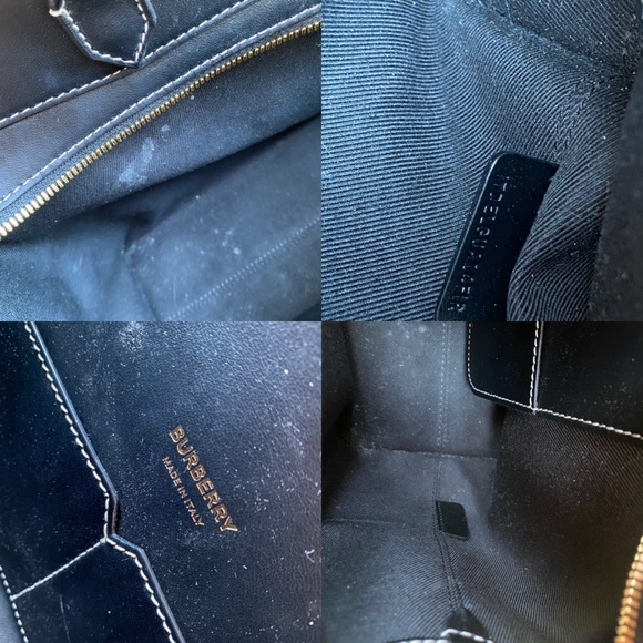 SOLD Burberry Catherine Smoked Check Tote Bag - Picture 14 of 16